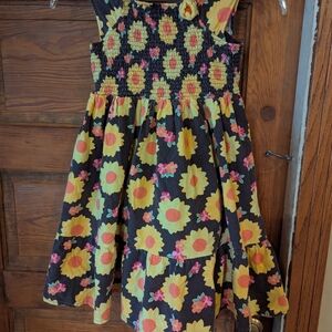 Gymboree Yellow and‎ Orange Flutter Sleeve Sundress